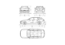 A4 Photo Blueprint Audi A4 Typ