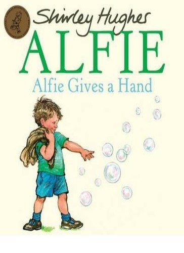 Alfie gives hand - gives, shirley