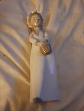 Nao Girl Holding Flower Basket