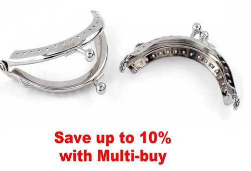 Silver plated purse frame - purse,