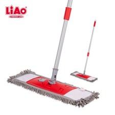 Extendable Flat Microfibre Floor Mop Super Absorbent Floor Cleaning Wet Dry