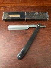 Antique / Vintage Sheffield Made German Ground KROPP Straight Razor & Retail Box