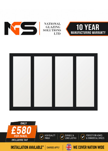 Aluminium bifold door - 4m, 4