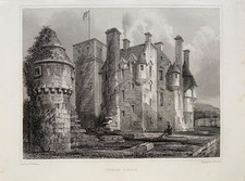 1852 Antique Print; Newark