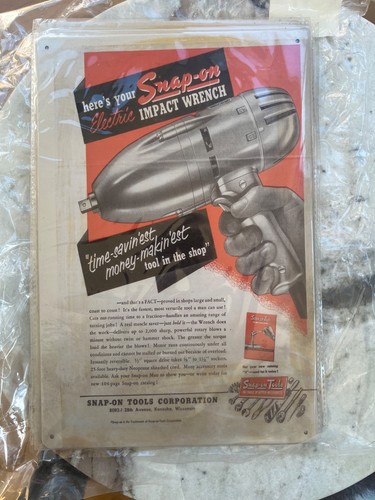 Snap tools vintage plaque - tools,