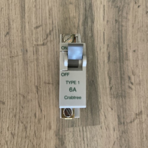 Crabtree amp type 6ka mcb - 6,