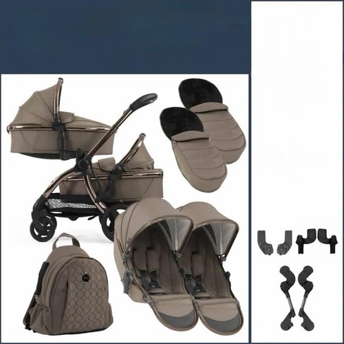 Egg double pram mink - 3,