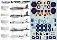 AEROMASTER DECALS 1/48 Mosquito FB.VI PR.34 1 Sqn 84 105 627 684 Sqn (RAF/RAAF)