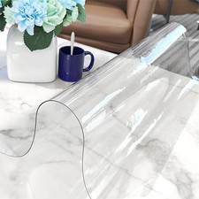 Transparent PVC Tablecloth Table Film Clear Table Protector 2MM 1.5 MM Thick