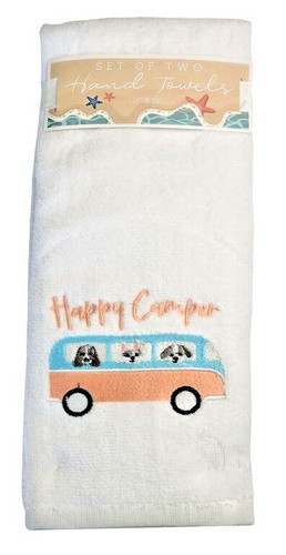 Happy camper hippie bus dogs - happy,