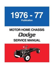 DODGE SHOP MANUAL MOTOR HOME