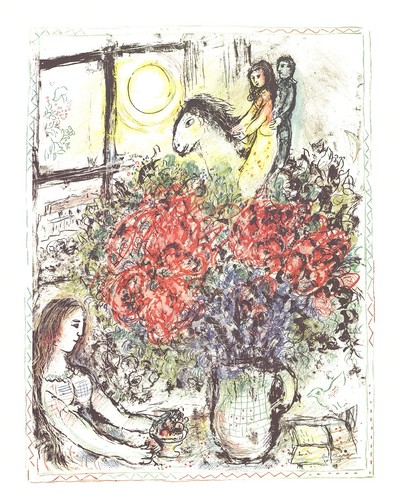 Marc chagall chevauchee - la,