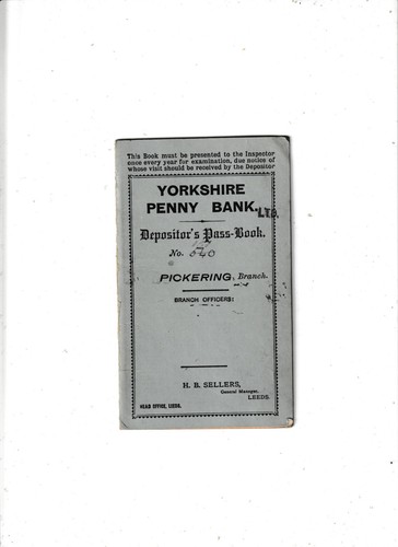 Yorkshire pennybank bank - ,