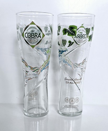 Official cobra beer - beer, glasses