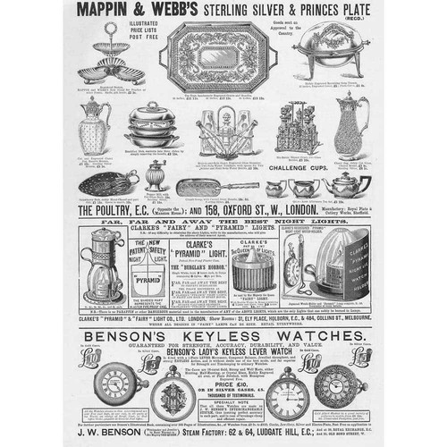 Victorian adverts mappin - victorian,
