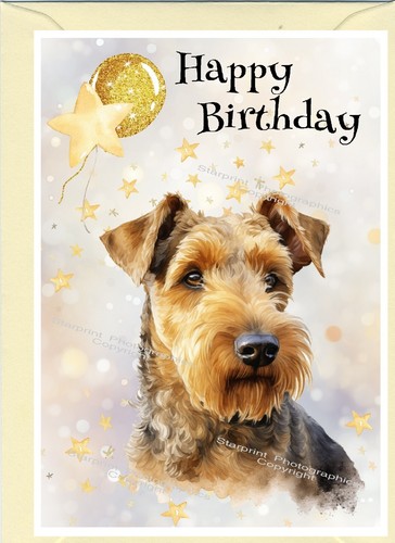 Welsh terrier dog birthday - welsh,