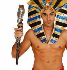 Egyptian Staff Cobra Voodoo Walking Stick Cane Snake Head Sceptre Fancy Dress