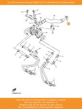 YAMAHA Clip, 90467-23177 OEM