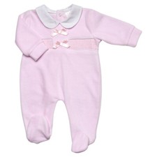 BABY GIRL PINK SLEEPSUIT