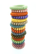 8 Super Mixed Hair Ties Spiral