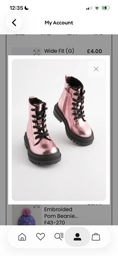 Next toddler pink metallic - toddler,