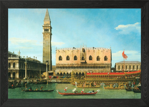 Canaletto the bucintoro framed - the,