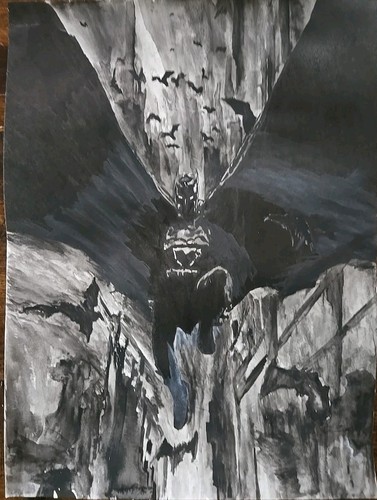 Original inked comic - comic, art