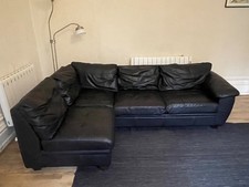 Double Bed Leather Settee