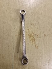 VINTAGE KING DICK CRANKED RING SPANNER No DDA214 - 1/2" & 7/16" AF MadeinEngland