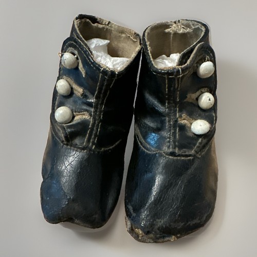 Antique victorian baby shoes - baby,