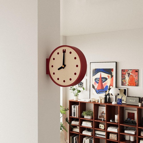 Corner wall clock desktop - wall,