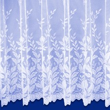 White Leaf Patterned Julia Net