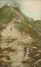 Summit of Snowdon Elmer Keene ETW Dennis Hand Coloured Bromide Series