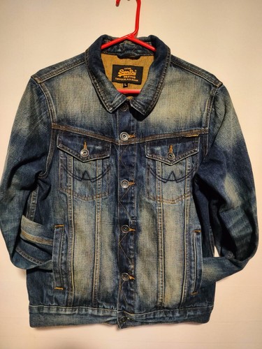 Superdry denim jacket large - superdry,