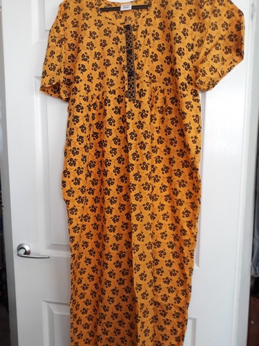 Ladies orange black cotton - orange, &