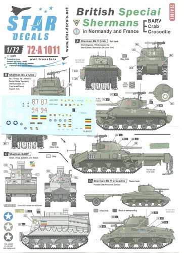 Star decals british - star, 1/72