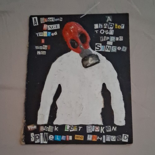 Prison art signed - art,, mask