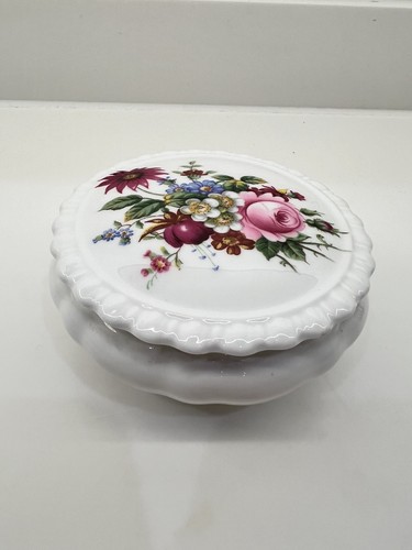 Vintage coalport trinket box - vintage,
