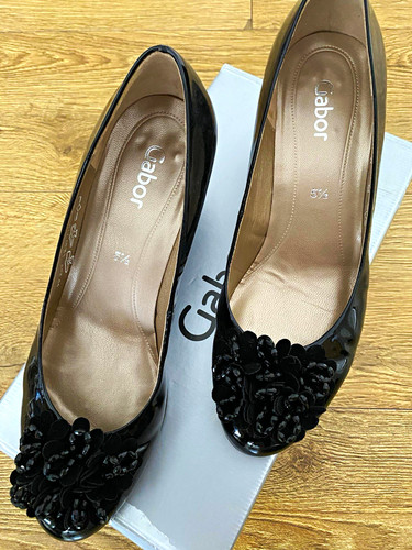 Gabor black patent - gabor,