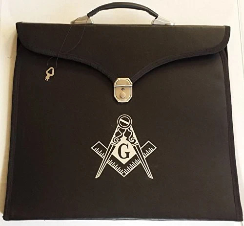 Masonic apron case black file - masonic,