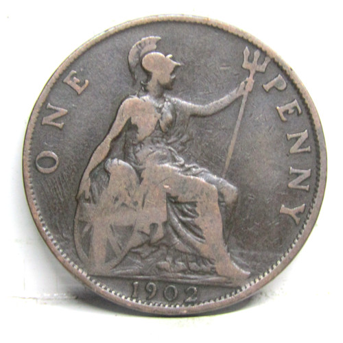 1902 low tide one penny - low,
