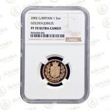 2002 Sovereign Gold Proof PF70