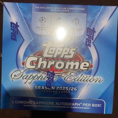 Topps chrome sapphire - sapphire, uefa