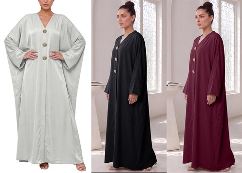 Women boho abaya modest - abaya,