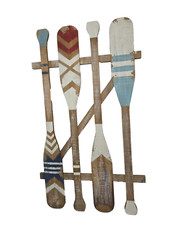 Wooden Oars Wall Decoration