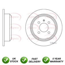 1x Brake Disc Rear SJR Fits