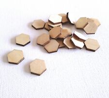 Wooden Hexagon Counters Tokens