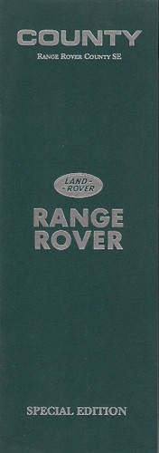 Range rover county - rover, limited