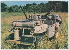 AFTER THE BATTLE POSTCARD - S.A.S. JEEP