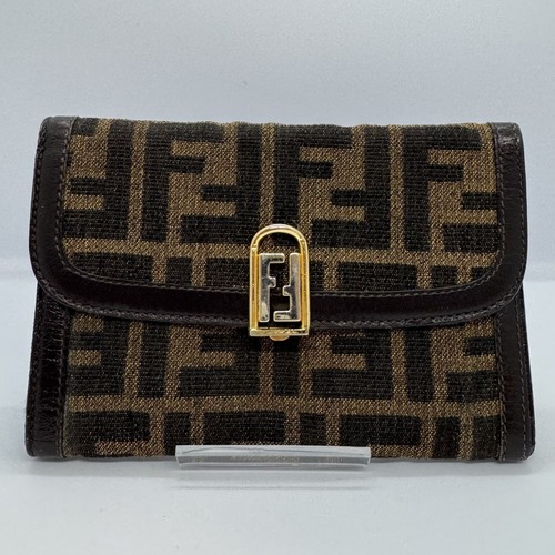 Fendi zucca canvas leather - fendi,